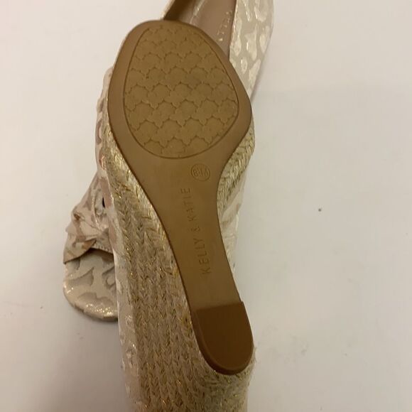 Kelly and Katie Ivala Espadrille Wedge Sandal Size 8.5M A21 - Picture 10 of 12